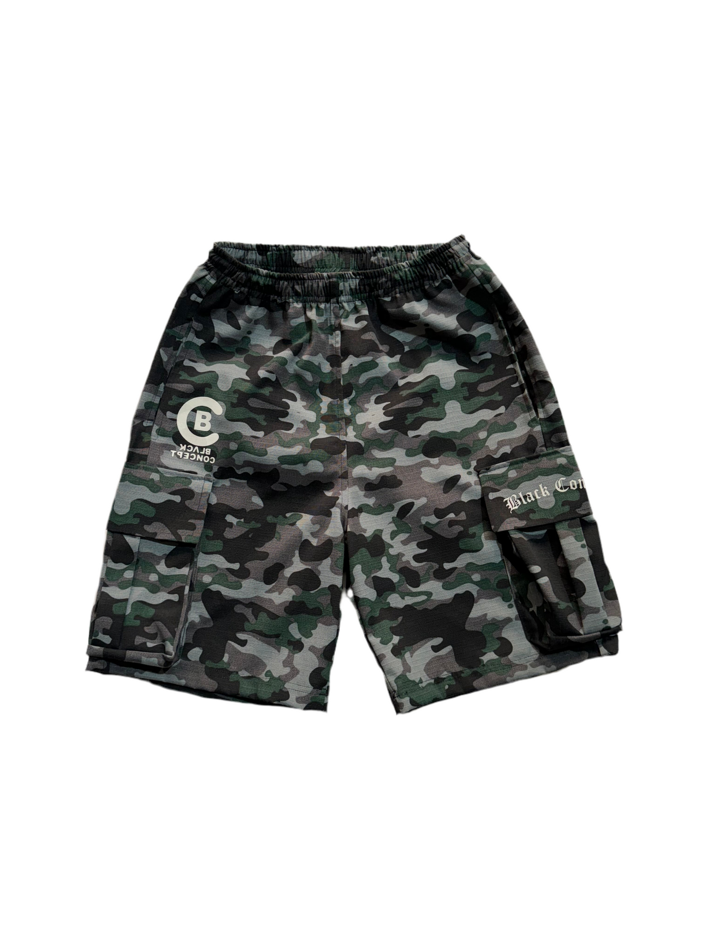 Camoflouge Cargo Shorts