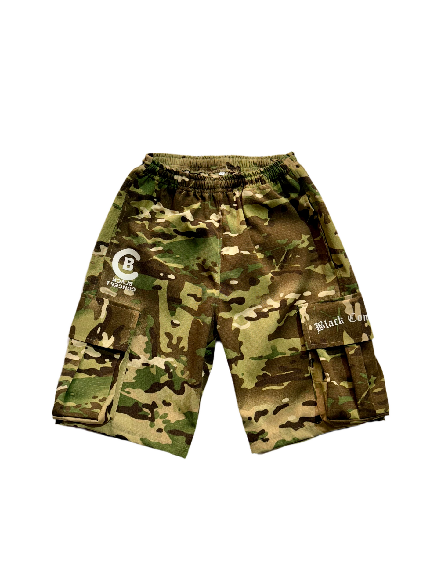 Camoflouge Cargo Shorts