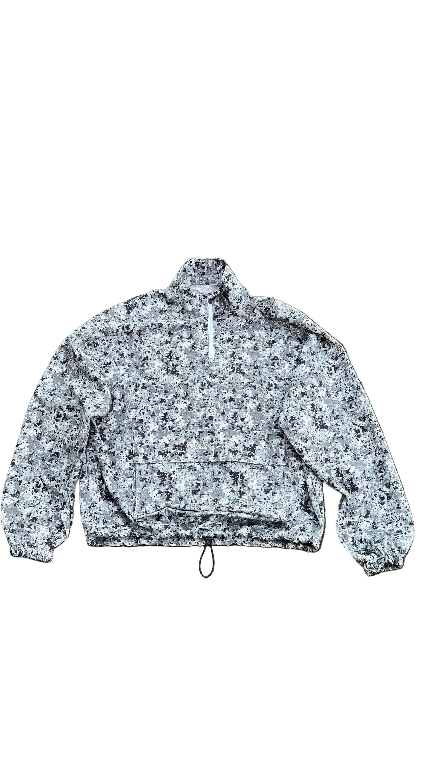 Urban camo half-zip jacket